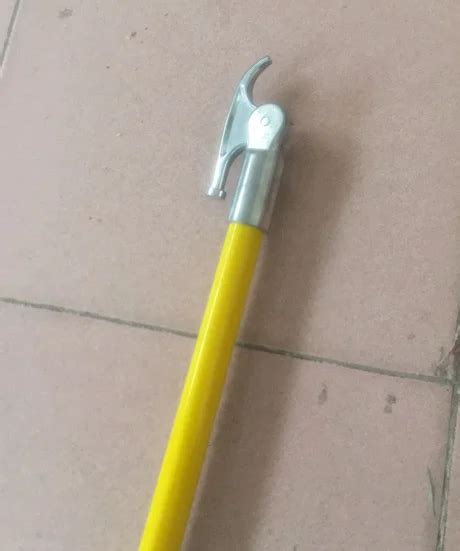 High Voltage Telescopic Fiberglass Hot Pole Insulating Electric Hot Stick