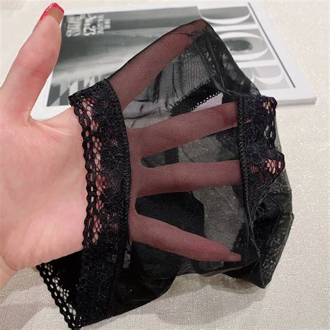 Sexy Sheer Lingerie Panties Erotic Mesh See Through Stretch Etsy
