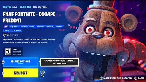 Fnaf Fortnite Escape Freddy Horror Map Code All Bolt Cutters Passcode And Fuse Location Speed