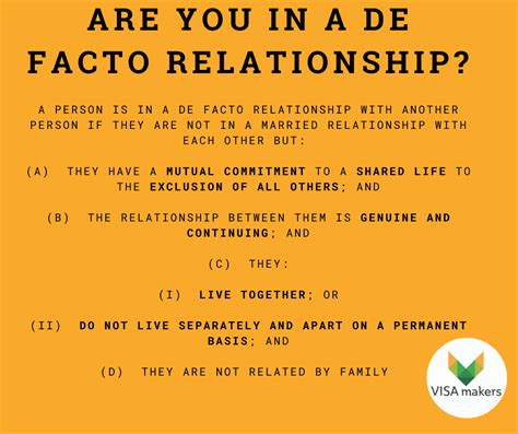 Are You In A De Facto Relationship And Want To Apply For A Partner Visa