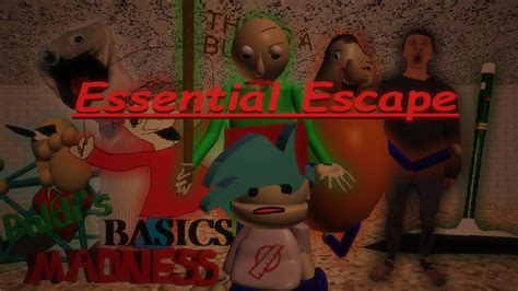 Baldi S Basics Madness Essential Escape 95 YouTube