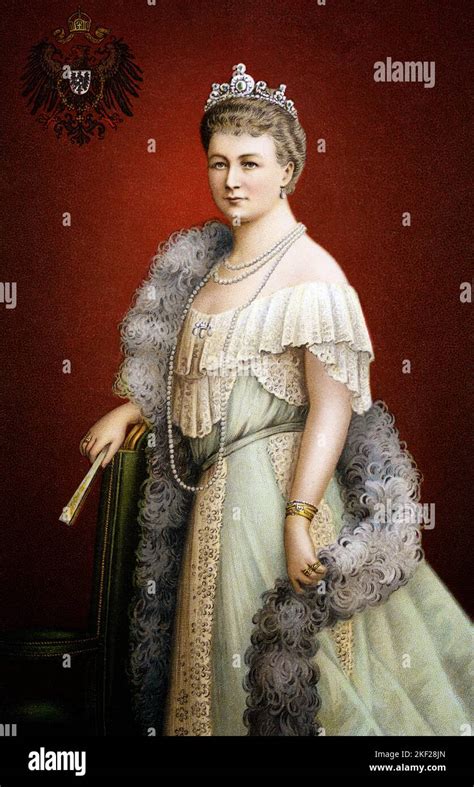 1890s AUGUSTE VIKTORIA OF SCHLESWIG-HOLSTEIN EMPRESS MARRIED TO KAISER ...