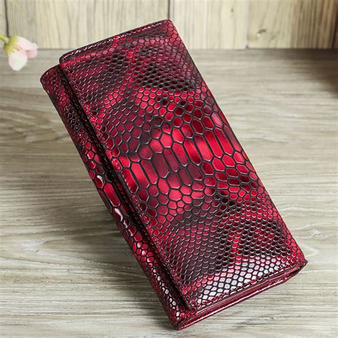 Women S Genuine Leather Bifold Wallet Stylish Checkbook Purse Multi Id Card Case Billfold