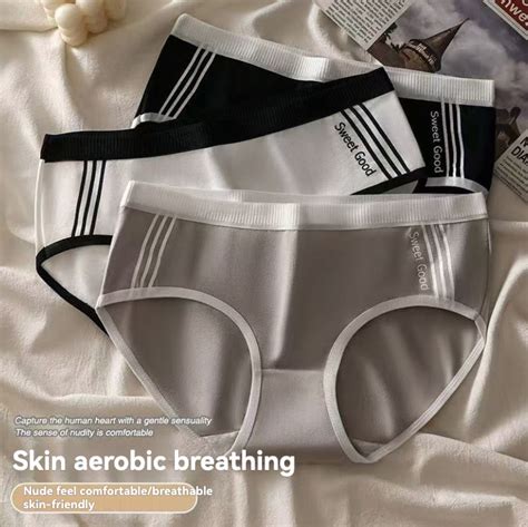 Roupa Ntima Nude Respir Vel Feminina Calcinha Sem Costura Adequada Para A Pele Shorts