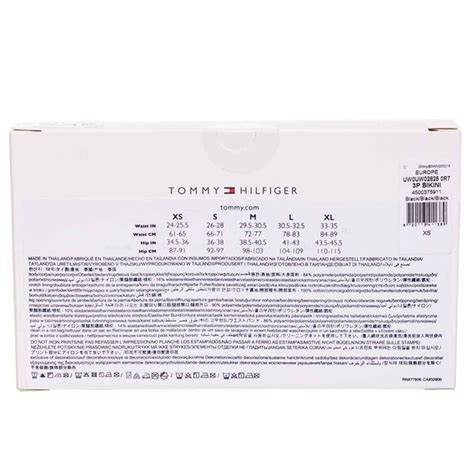 Moteriškos kelnaitės bikini Tommy Hilfiger juodos UW UW R