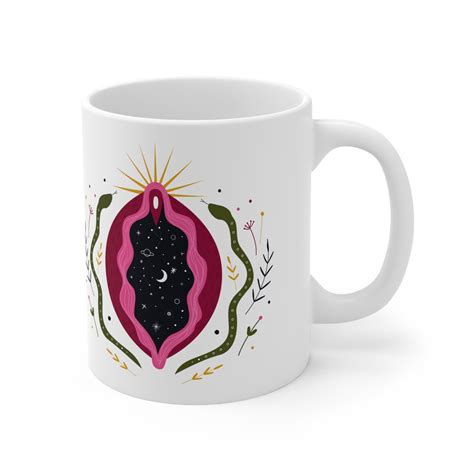 Vagina Mug Vulva Gynecologist Gift Feminist Mug Lesbian Gifts Inappropriate Gifts Joke