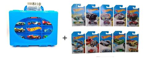 Combo Autitos Hot Wheels Originales Valija Hw