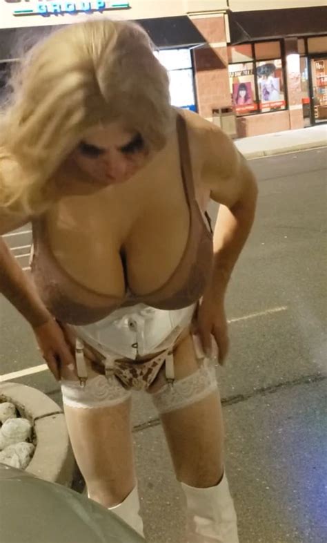 DeeDeeSlut69 Pink Dress White Corset 13 Nude Pics XHamster