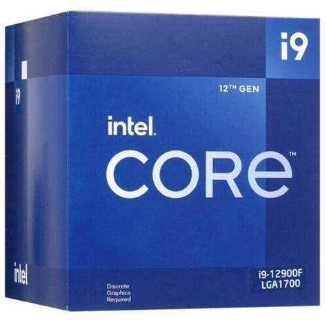 Процессор Intel BX8071512900F Core i9 12-го поколения, BOX (с кулером ...