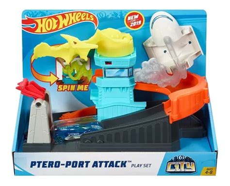 Hot Wheels Pista Ataque Do Pterodactilo No Aeroporto Fnb MercadoLivre