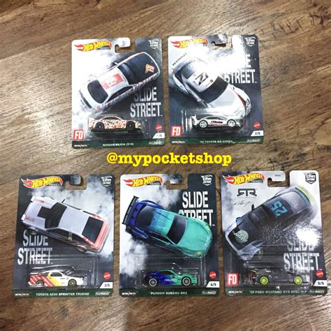 Hot Wheels SLIDE STREET ASSORTMENT Hotwheels Premium Car Culture Nissan Silvia S