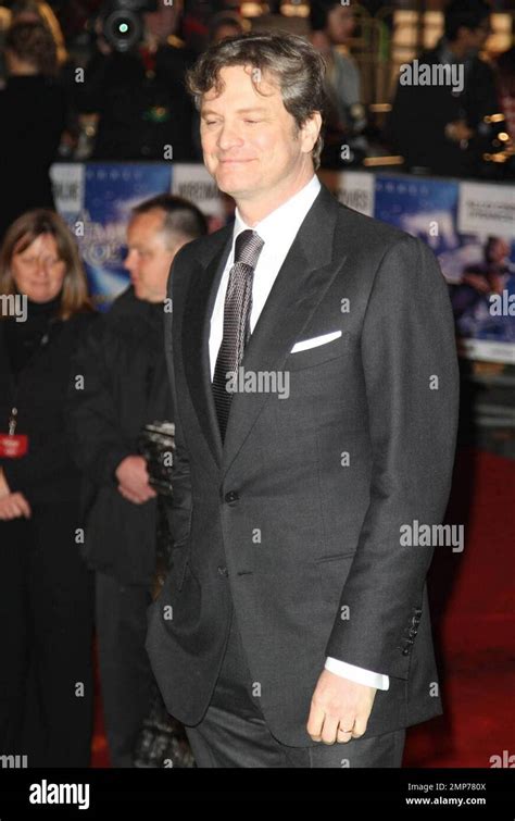 Colin Firth At The World Premiere Of A Christmas Carol In London Uk