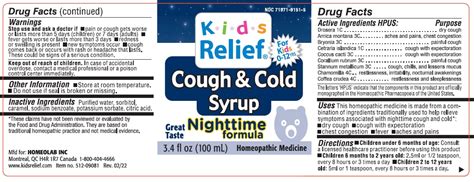 Kids Relief Cough and Cold Syrup Combo Pack Daytime Formula and ...