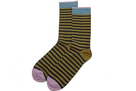 Bonne Maison Anna Socks in Moss / Black - Ped Shoes