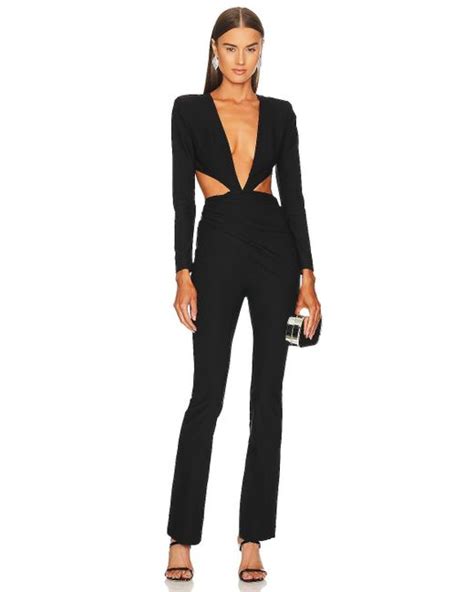 Michael Costello X Revolve Mercy Jumpsuit In Black Lyst