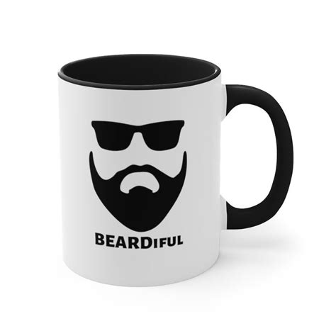 Manly Mug Manly Coffee Mug Coffee Mugs For Him Beard Coffee Etsy