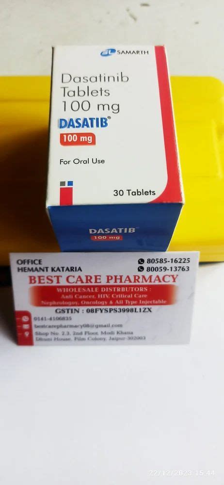 Dasatib 100mg at ₹ 2650/bottle | Sprycel Tablet in Jaipur | ID ...