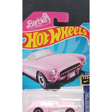 Hot Wheels 1956 Corvette Barbie Shopee Malaysia