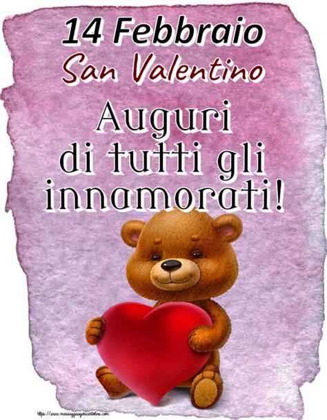 Cartoline Di San Valentino 14 Febbraio San Valentino Auguri Di Tutti