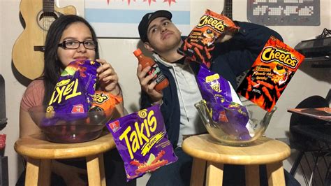 HOT CHEETOS AND TAKIS CHALLENGE YouTube
