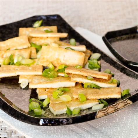 Pan Fried Tofu With Asian Sauce