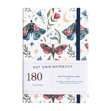 Купить Блокнот в точку А5 для Bullet Journal Бабочки 80 листов 180 г/м² ...