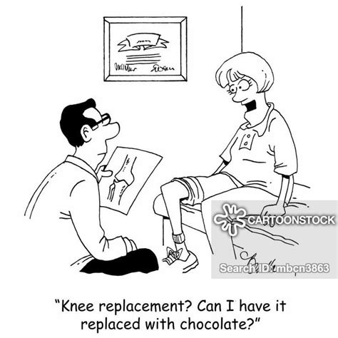 Knee Replacement Cartoons Knee Replacement Cartoon Funny Knee