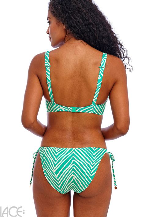 Freya Swim Fiji Falls Bikini Bh Tiefes Dekollet F K Cup Marine Lace De