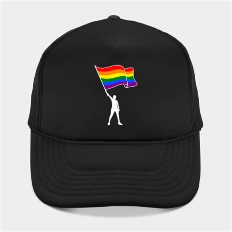 Pride Month Gay Apparel Waving Lgbtq Rainbow Pride Flag Pride Hat Teepublic