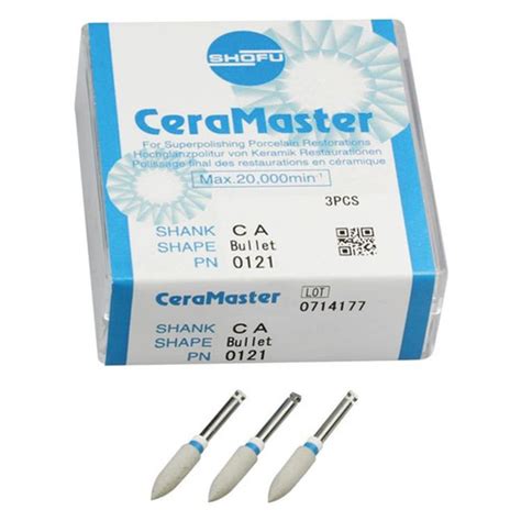 Shofu Ceramaster Polishing Coarse Mini Point Iso 030 Fg 3pk