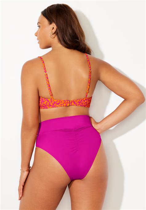 Adjustable Underwire Push Up Bikini Set Woman Within