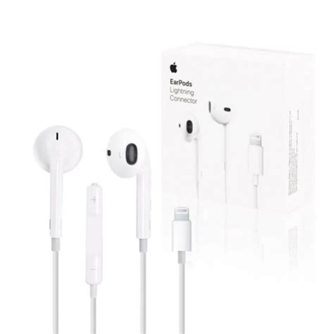 Apple Earpods With Lightning Connector In Airpodsearpods Bravo