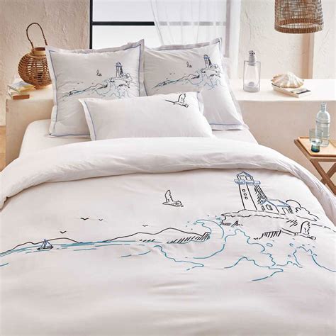 Tradition Des Vosges Housse De Couette Phare Percale