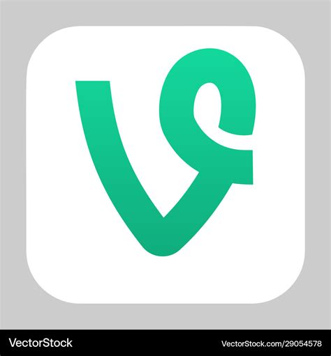 Vine logo icon Royalty Free Vector Image - VectorStock