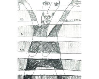 Nude Pencil Drawings Etsy