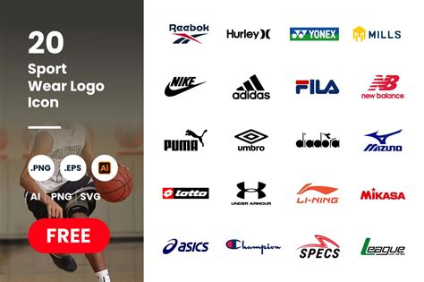 Sports Clothes Brands Logos