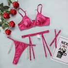 Women S Sexy Lingerie Lace Babydoll Bra Thong Set Sleepwear Underwear Nightwear Ebay