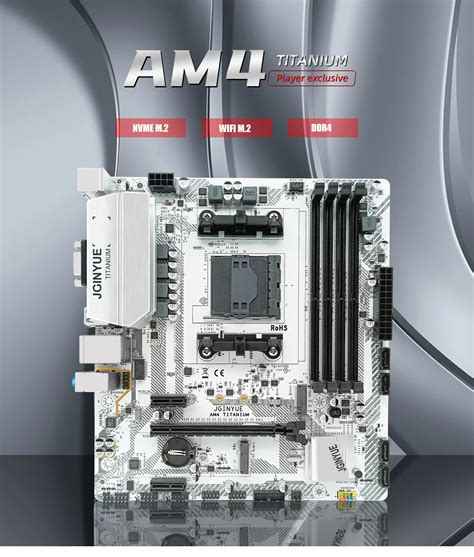 Купить Материнская плата JGINYUE AM4 AM4 TITANIUM Motherboard AM4 AMD ...