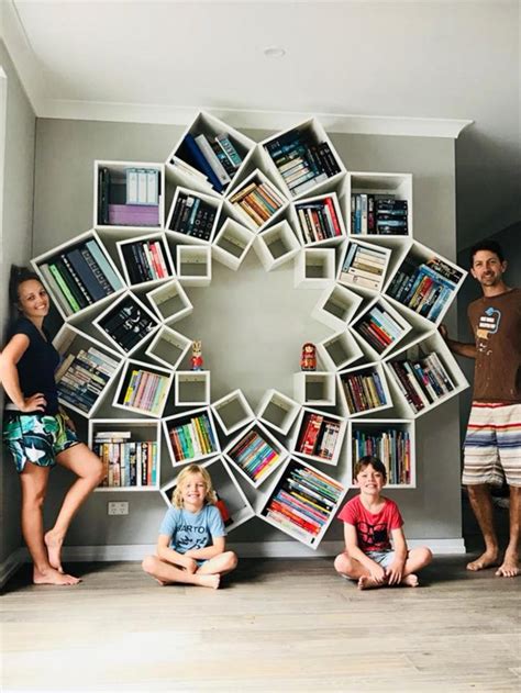 Diy Flower Bookshelf