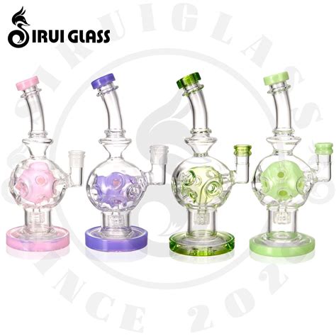 Sirui Mini Holey Egg 45d Rig Water Pipe China Wholesale Glass Smoking Pipe With Glass Water Pipe