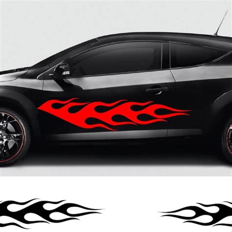 Hot Rod Flame Decals Etsy