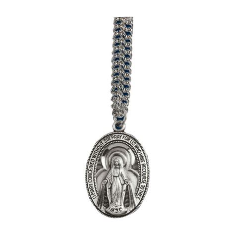 Catholic Jewelry Sterling Silver Miraculous Medal Leaflet Missal