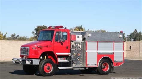 2003 Freightliner FL80 4x4 S&S Fire Type III Fire Truck - YouTube