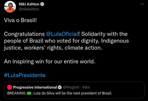 Lula Wins Brazils Presidential Election Rndp