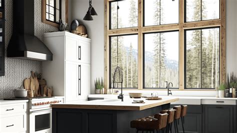 Bold and Beautiful: Embracing Farmhouse Black Kitchen Cabinets - A ...