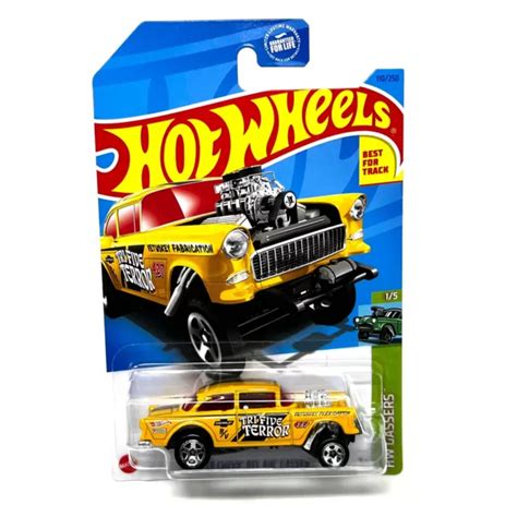 Hot Wheels Hw Gassers Chevy Bel Air Gazer Jaune Eur Picclick Fr