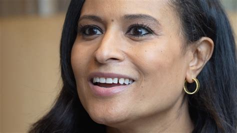 NBC’s Meet the Press moderator Kristen Welker speaks with Hope Karnopp