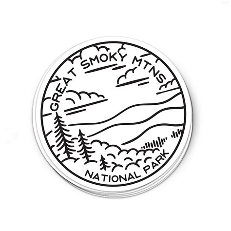 Great Smoky Mountains National Park Sticker National Park Decal