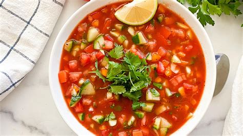 Mexican Gazpacho Soup Recipe