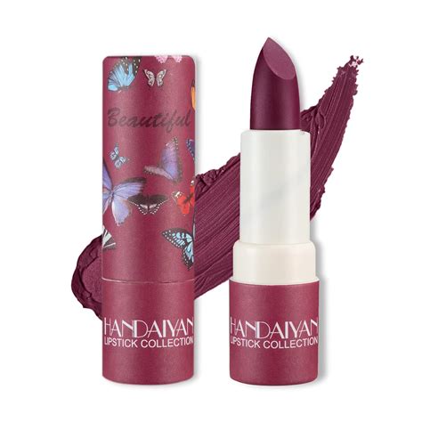 Amazon Xingxyuel Matte Nude Lipstick Silky Velvet Lip Gloss Nude Lip Stain Paper Tube